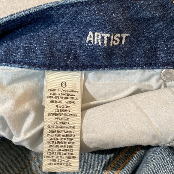 American Eagle - Artist stretch cropped jeans. Size 6 - Picture 4 of 12